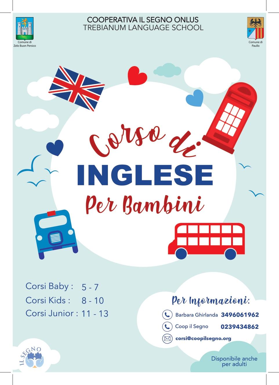 Citta Di Paullo Corso Di Inglese Per Bambini